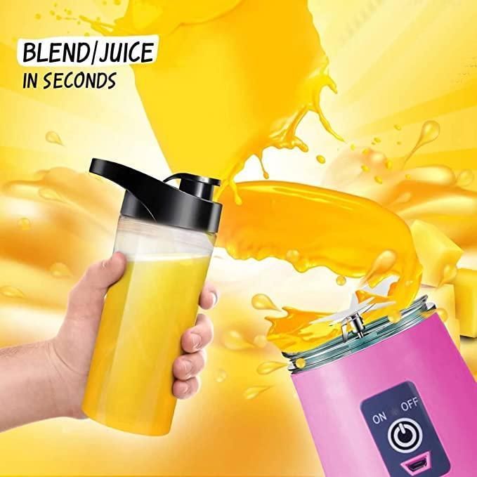 Portable Electric USB Juice Maker Bottle | Blender Grinder Mixer