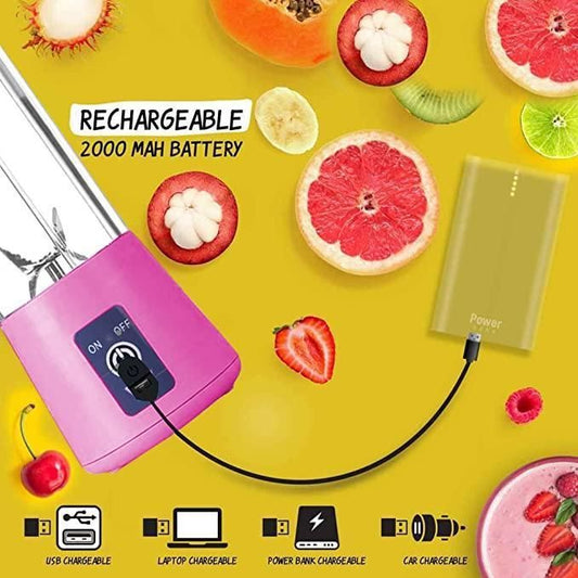 Portable Electric USB Juice Maker Bottle | Blender Grinder Mixer